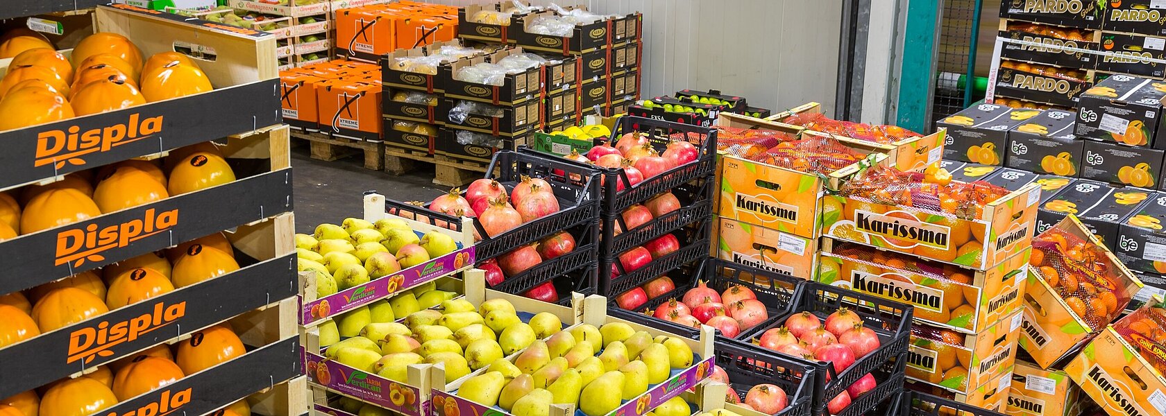 Produktvielfalt in der Großmarkthalle